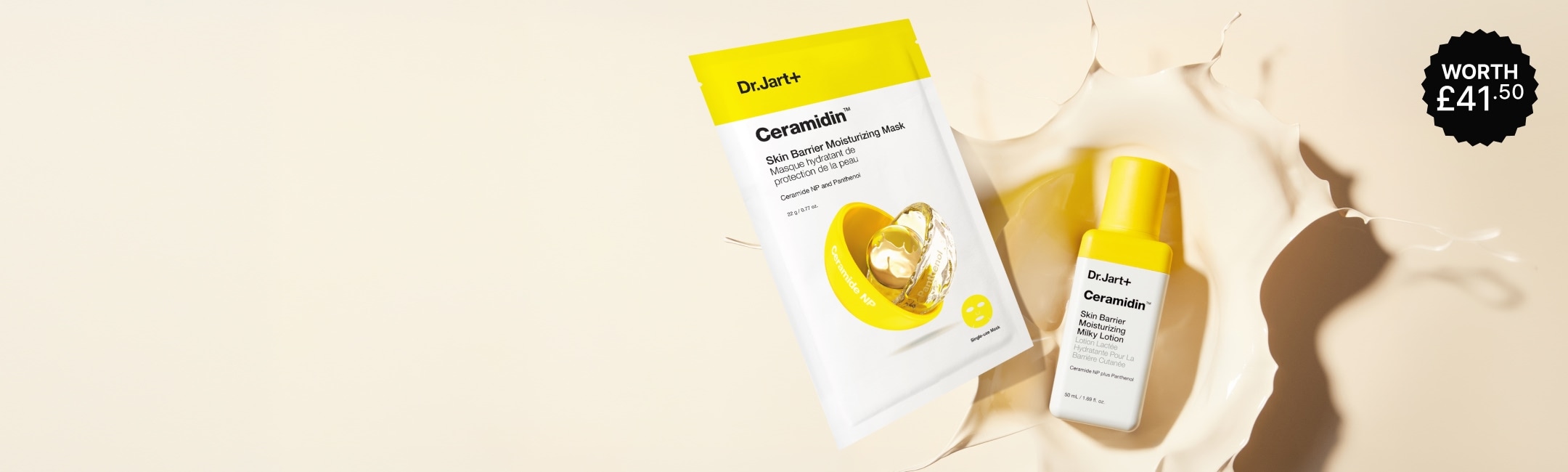 FREE Ceramidin™ Skin Barrier Milky Lotion AND Ceramidin™ Mask