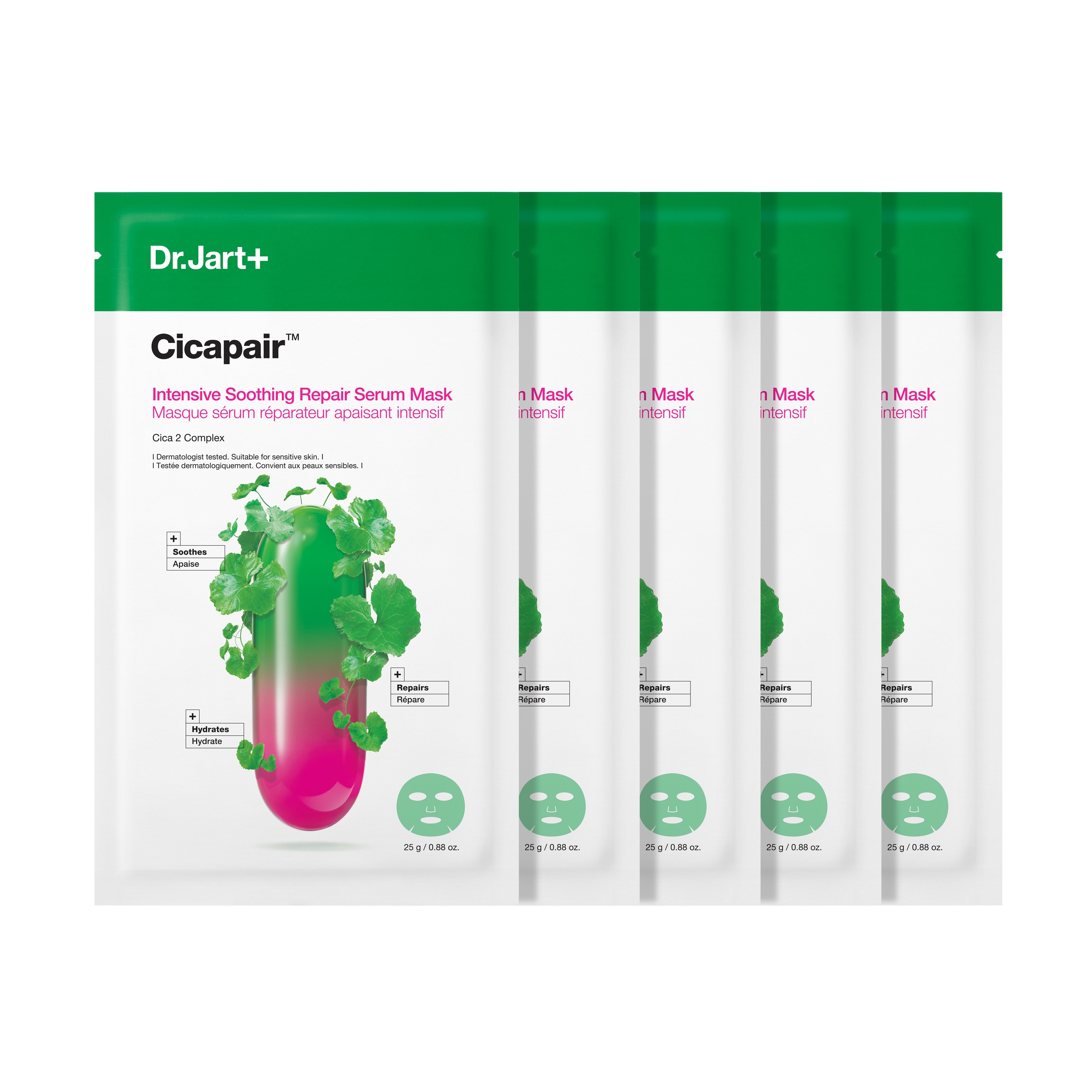 Cicapair™ Intensive Soothing Repair Serum Mask 5 Pack